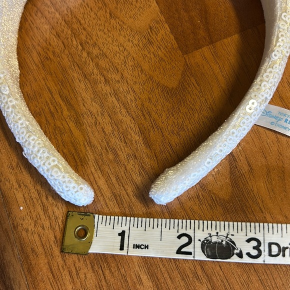 NWOT Tokyo Disney Embroidered Heart Sequin Mickey Minnie Mouse Ears Headband - Picture 12 of 15